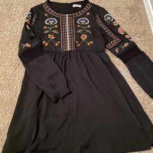 Altar’d State long sleeve embroider dress